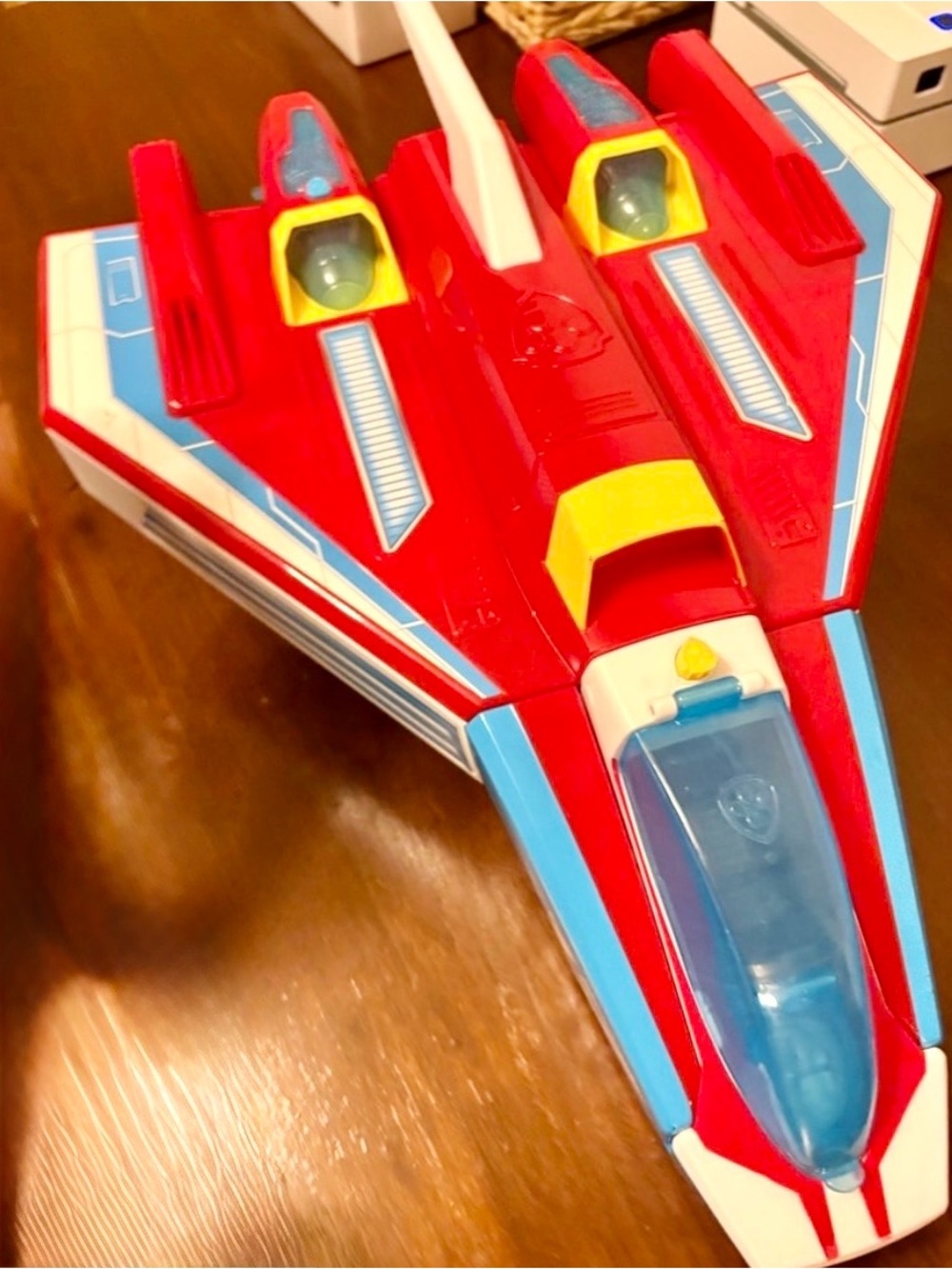 Paw Patrol Mighty Jet Mighty Ryder 3 blue disks! Video! Excellent condition.